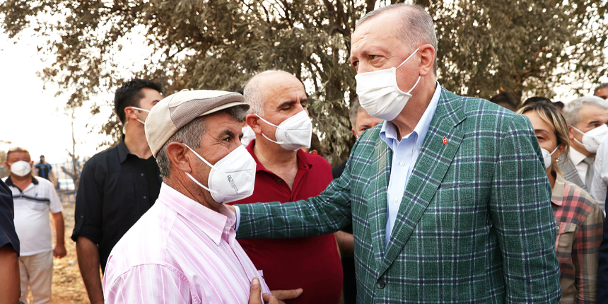 Cumhurbaşkanı Erdoğan Manavgat'ta vatandaşlar ile bir araya geldi