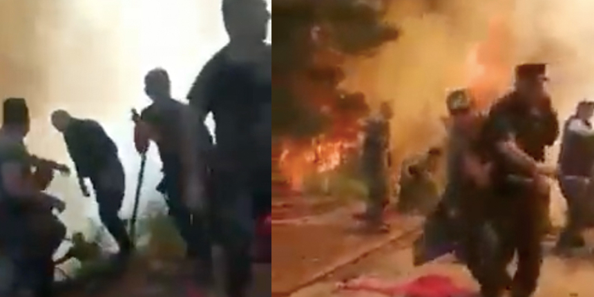 Marmaris'ten yürekleri ağıza getiren anlar: Alevler yükselince kaçmaya başladılar