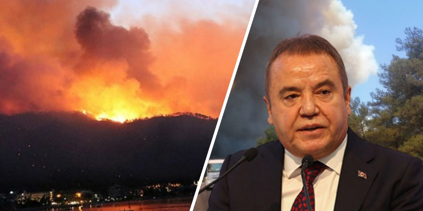 Antalya Büyükşehir Belediye Başkanı Muhittin Böcek: Biz yanıyoruz, bizi kurtarın!
