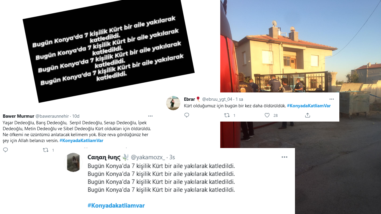 Alçaklık! Konya'daki katliamı provakasyona alet ettiler, siyasilerden tepki yağdı