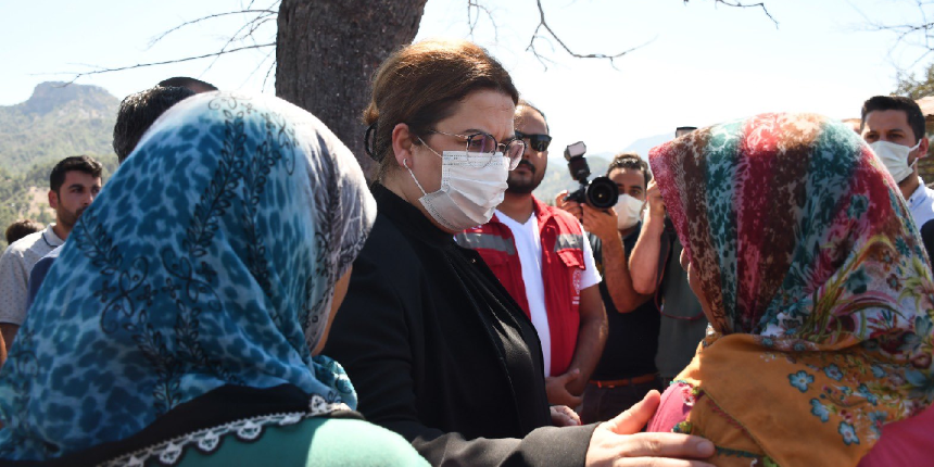 Bakan Yanık: Yangın bölgelerine 21 milyon lira kaynak ayrıldı