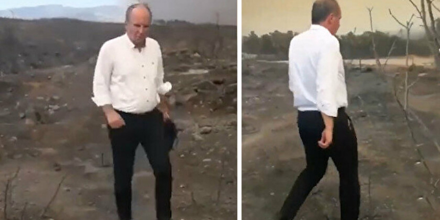 Yangın bölgesinde fotoğraf çektirip ayrılan Muharrem İnce'ye tepki: Poz verme icraat yap!