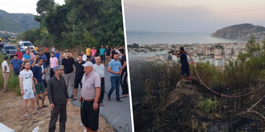 Alanya'yı cayır cayır yakacaklardı! Vatandaşın dikkati sayesinde önlendi!