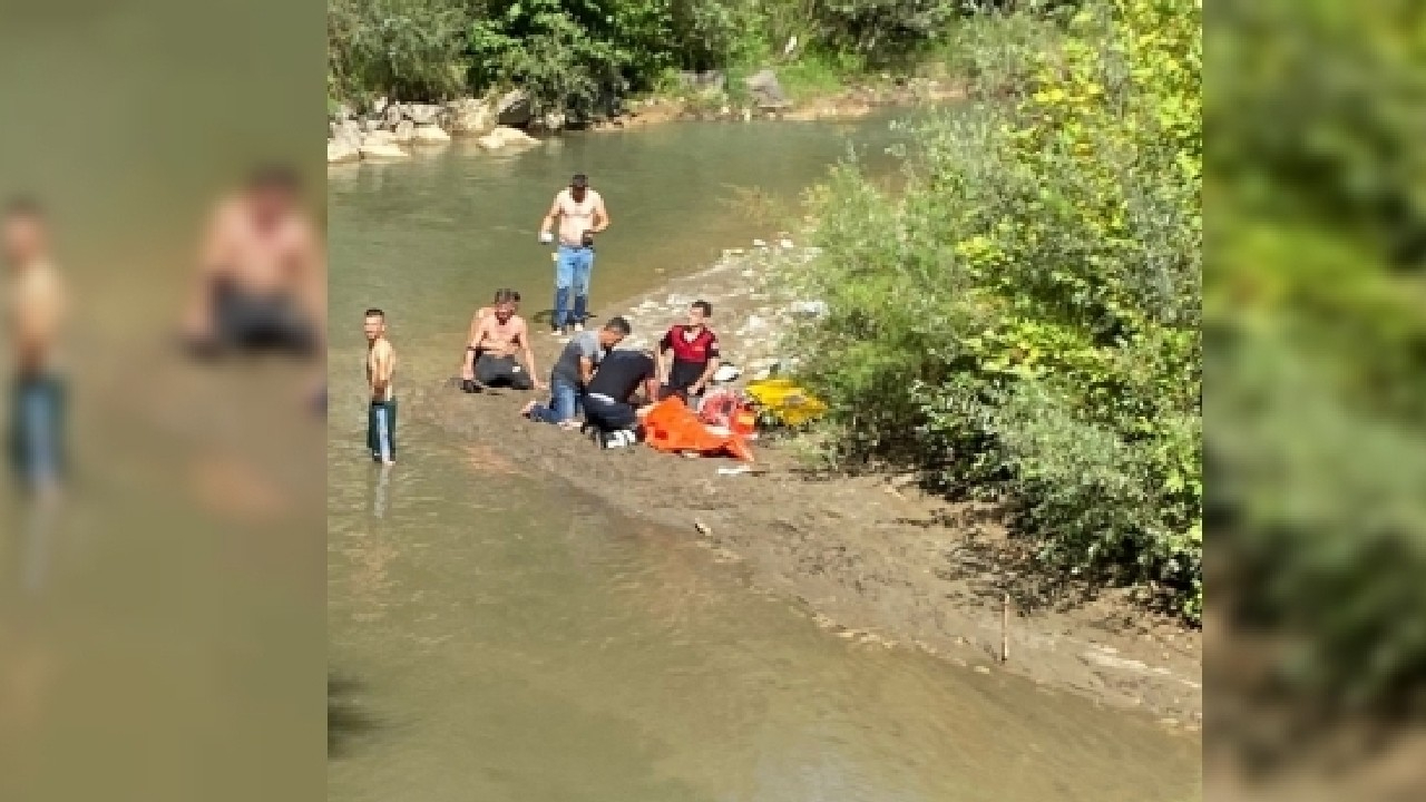 Kontrolden çıkan ATV, göle uçtu!