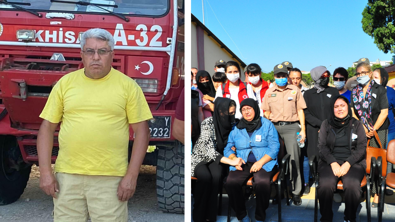 Manavgat yangında yaşamını yitirmişti! Orman işçisi Cinbaş için tören düzenlendi