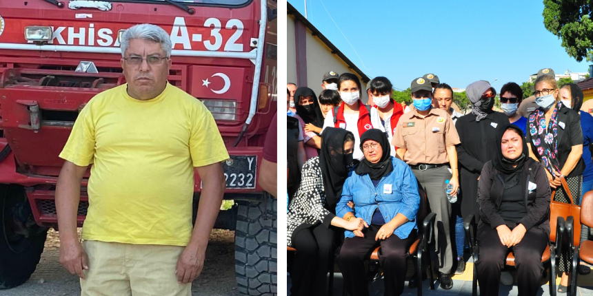 Manavgat yangında yaşamını yitirmişti! Orman işçisi Cinbaş için tören düzenlendi