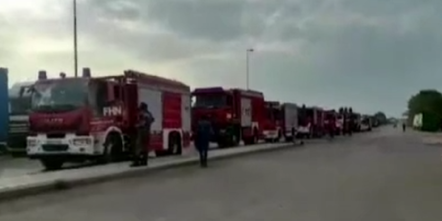 Azerbaycan’ın yardım konvoyu Türkiye yolunda