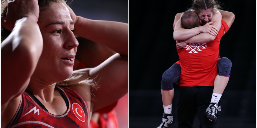 Milli güreşçi Yasemin Adar Tokyo 2020'de bronz madalya kazanarak tarihe geçti