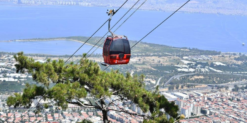 İzmir'de yangınlara karşı yeni önlem: Teleferik tesisleri kapatıldı
