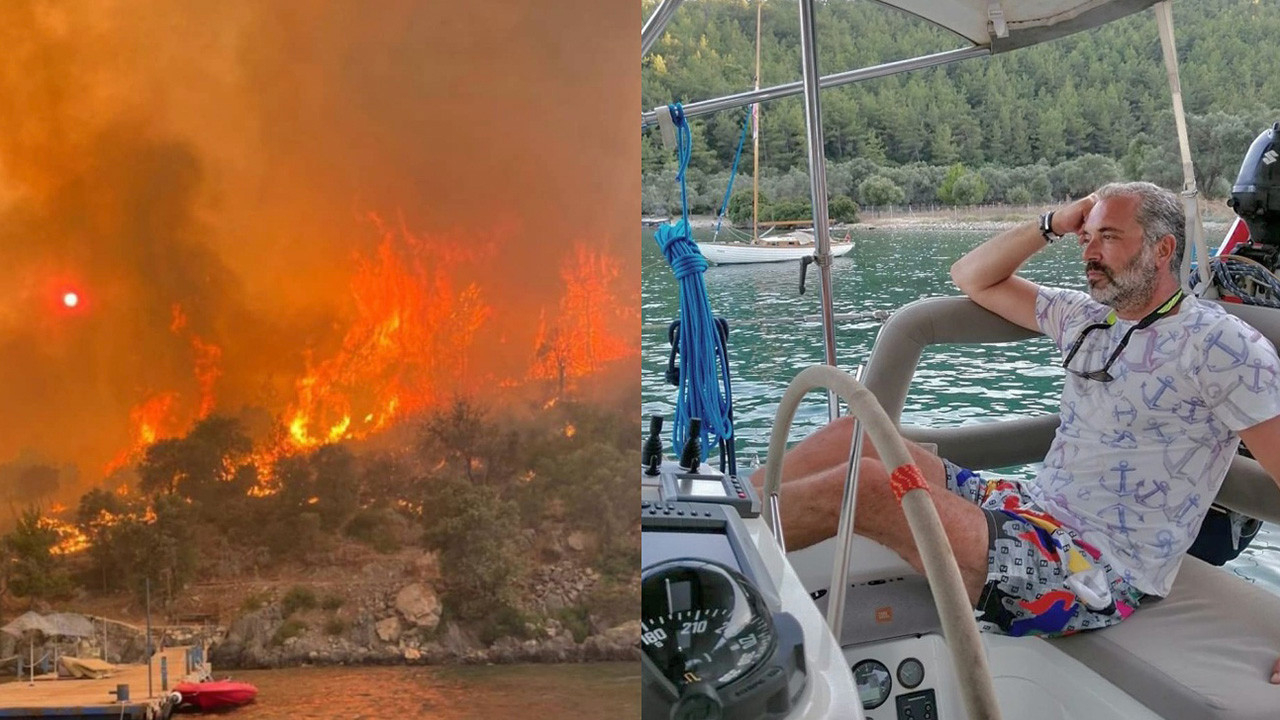 Mandıra Filozofu burada çekilmişti... Oyuncu Arda Esen'in Çökertme Koyu'ndaki işletmesi yandı