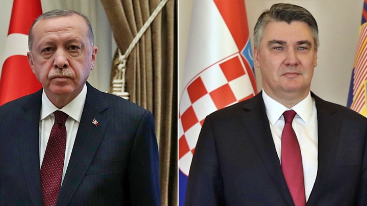 Cumhurbaşkanı Erdoğan, Hırvatistan Cumhurbaşkanı ile görüştü