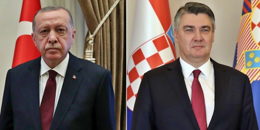 Cumhurbaşkanı Erdoğan, Hırvatistan Cumhurbaşkanı ile görüştü