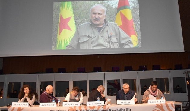 Üniversitedeki 'hayır' toplantısında canlı yayınla Kandil'e bağlandılar!