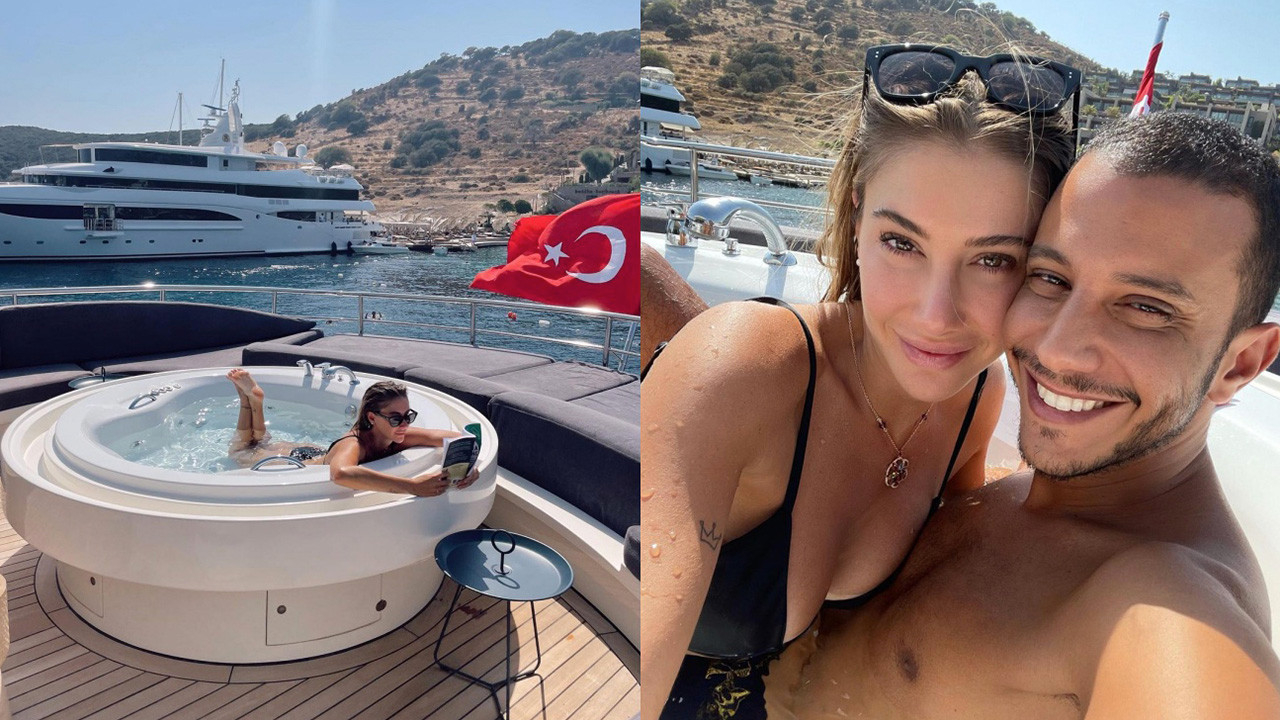 Şeyma Subaşı ve Mohammed Alsaloussi, Türkiye'ye geldi! Bodrum tatilinden ilk kareler