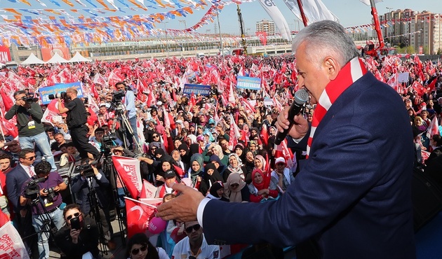 İstanbul'da Başbakan Yıldırım rüzgarı!