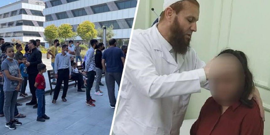 Skandal tedavi için ABD'den bile gelen var! Başakşehir'deki 'dayaklı şifa'ya baskın!