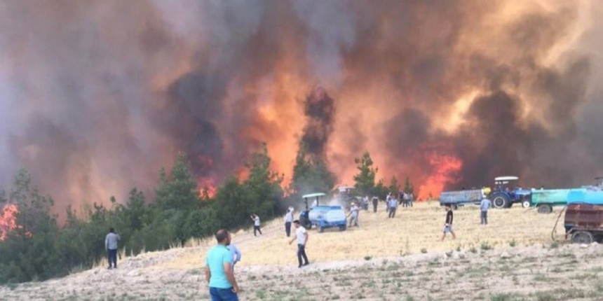 Denizli'de kışla yakınında yangın çıkarmaya çalışan kişi tutuklandı!