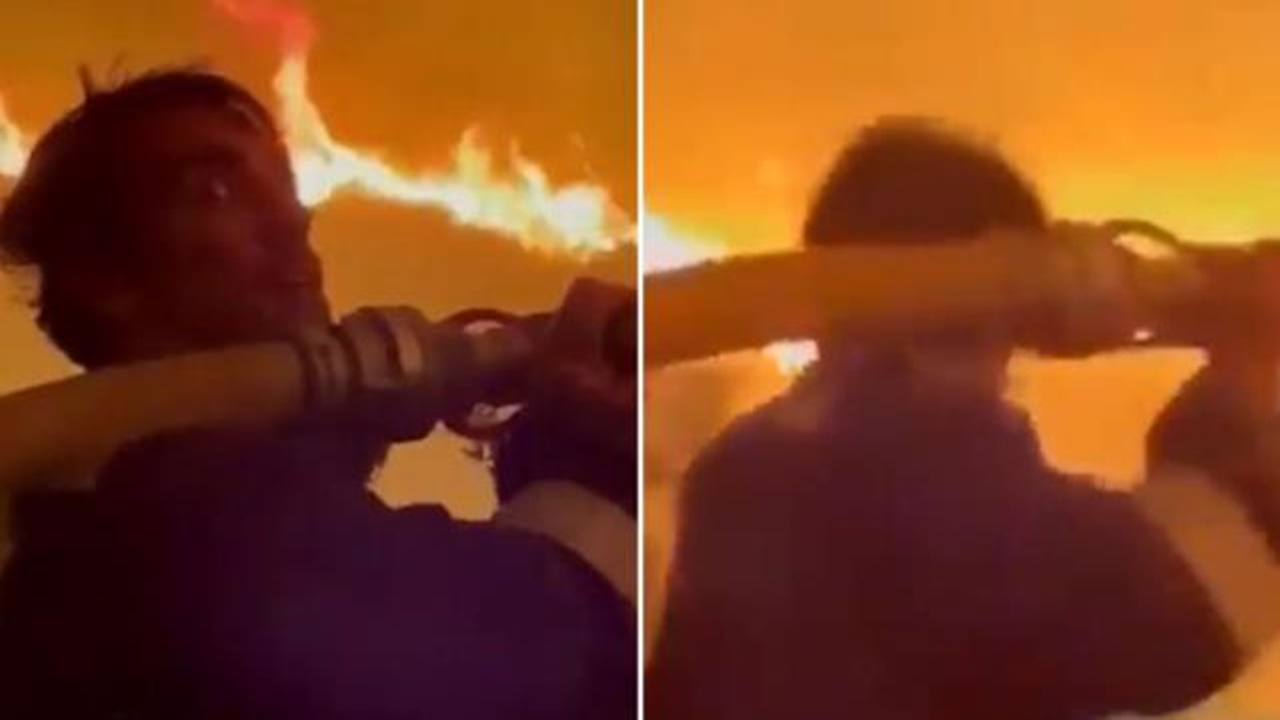 İbrahim Çelikkol yangının içine hortumla daldı! Doğduğun Ev Kaderindir'in Mehdi'sine destek yağdı!
