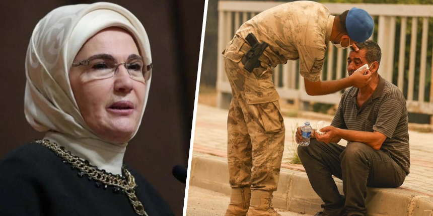 Emine Erdoğan: Ülkemizin birlik ve beraberliği bunun da üstesinden gelecek!