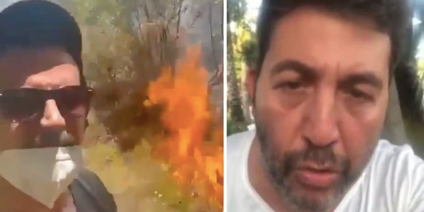 Emre Kınay'a yerel halktan tepki: Oturduğun yerden konuşma, herkes burada!