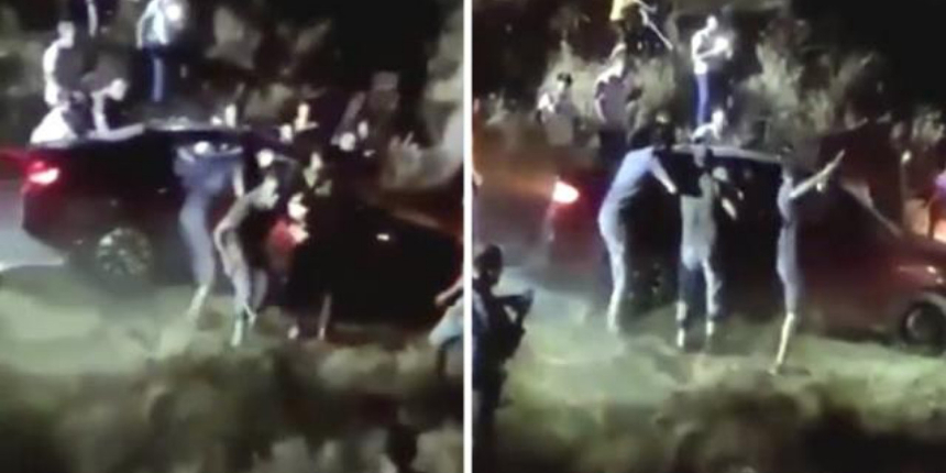 'Teröristler orman yakacak' iddiası olay çıkardı! Köylüler yoldan geçen araca sopalarla saldırdı!