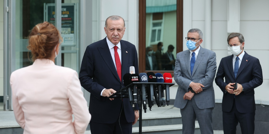 Erdoğan: Yangın mahalline görevli olmayanlar bundan böyle kesinlikle alınmayacak