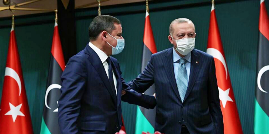 Cumhurbaşkanı Erdoğan, Libya Başbakanı Dibeybe'yi ağırladı!