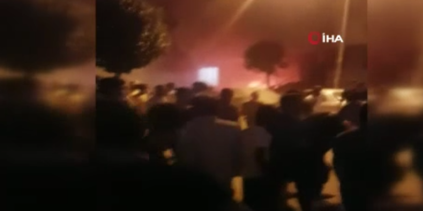 Avcılar'daki ikinci patlama anı kamerada