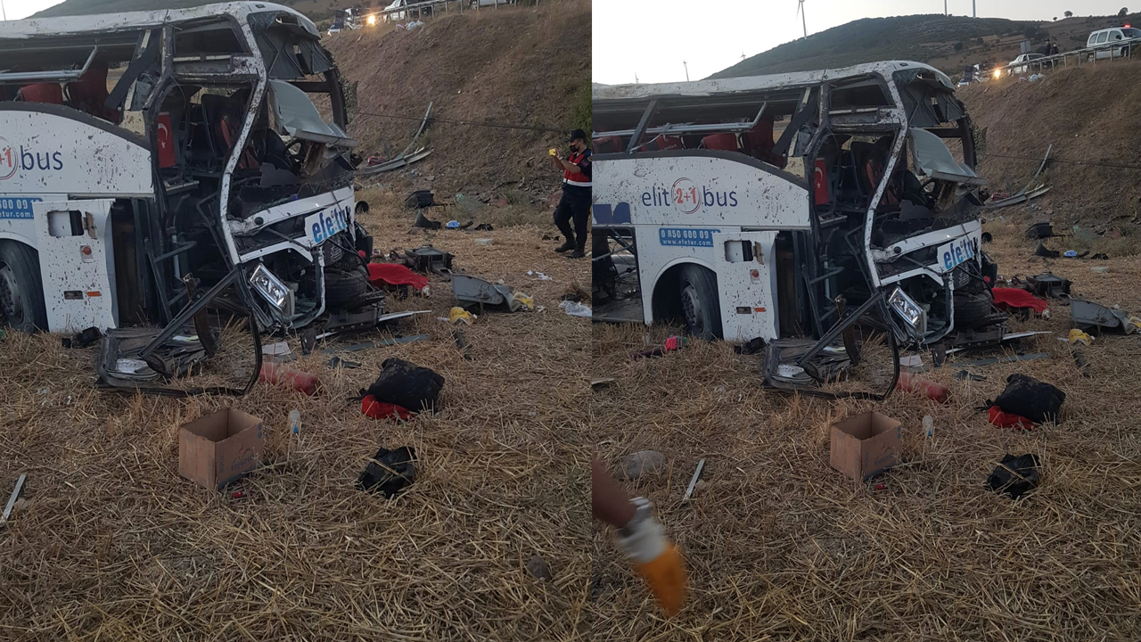 Balıkesir'de feci kaza: 15 kişi hayatını kaybetti