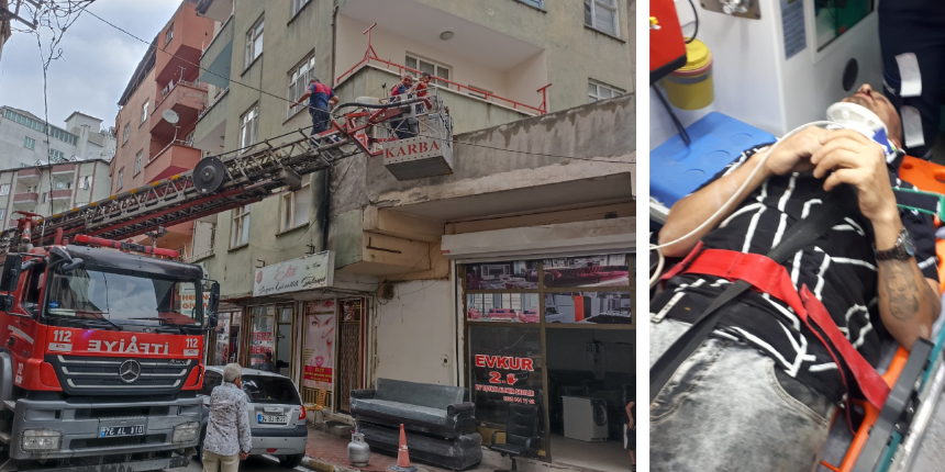 Balkon temizlerken ölüyordu! 5. kattan yan binanın üzerine düştü