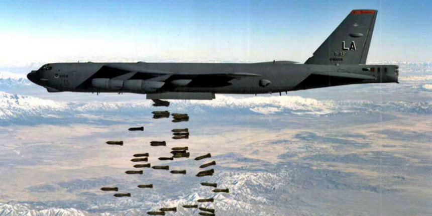 ABD'den sürpriz destek! Taliban'ı B-52'lerle bombaladı!