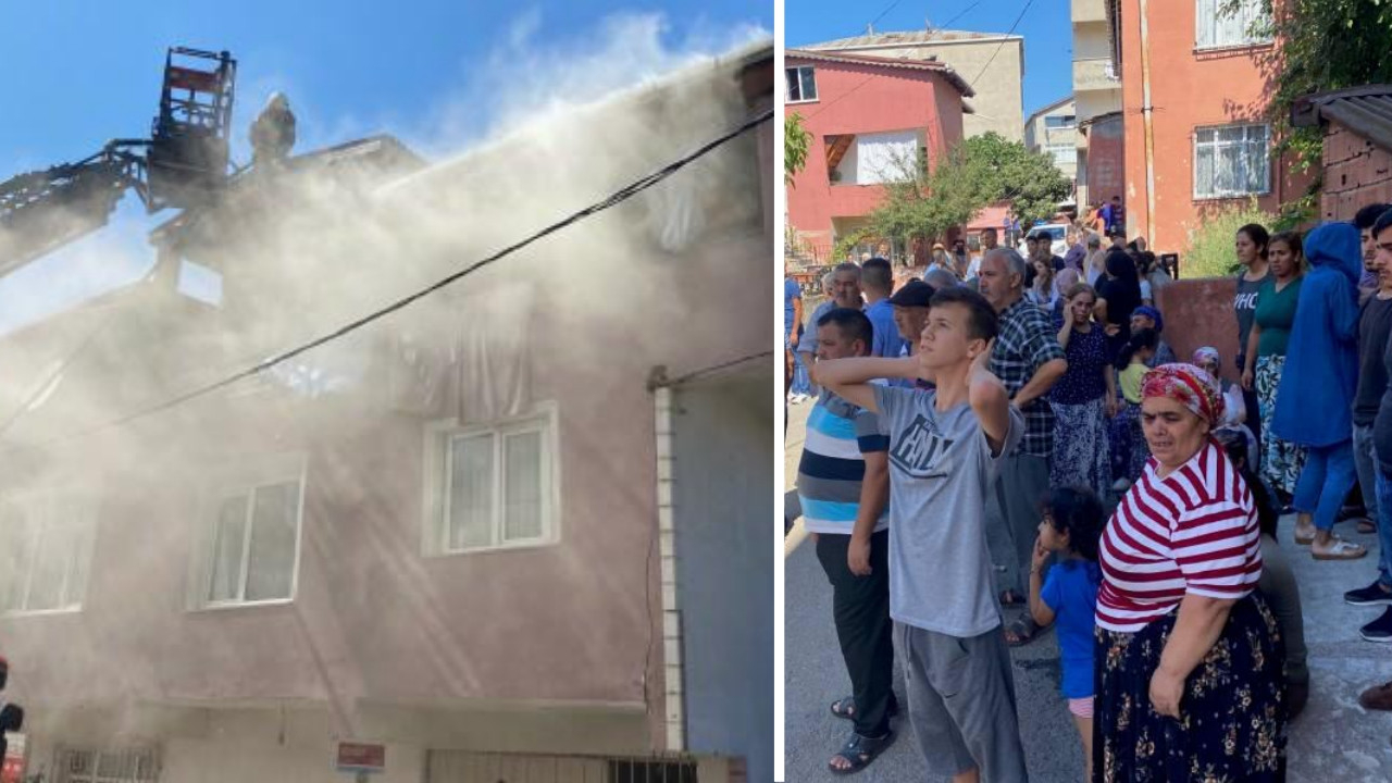İstanbul'da korkutan yangın: Mahalleli sokağa döküldü!