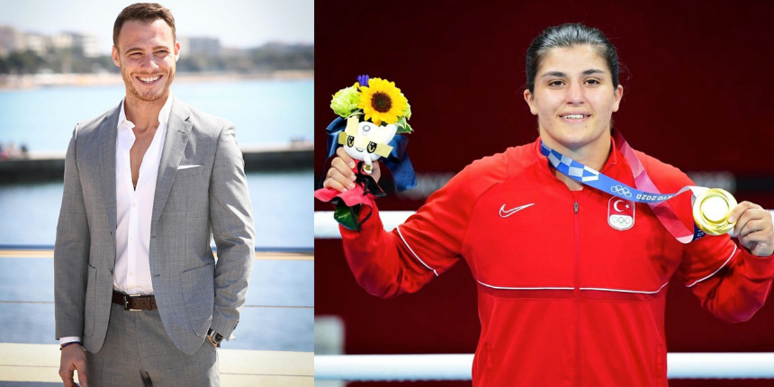 Önce paylaştı sonra sildi! Kerem Bürsin'in yorumu olimpiyat şampiyonu Busenaz Sürmeneli'yi kızdırdı
