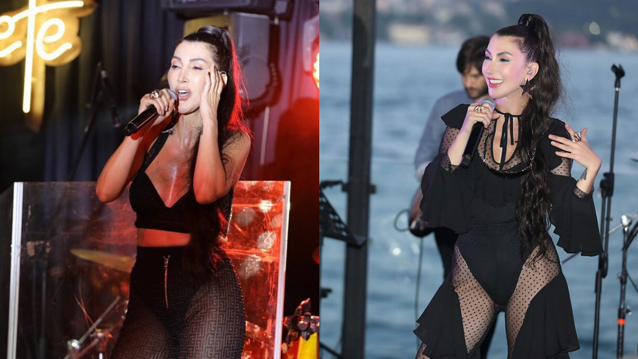 'Daha açık ve cesur giyineceğim' diyen Hande Yener sözünü tuttu! Kıyafeti görenleri şaşırttı
