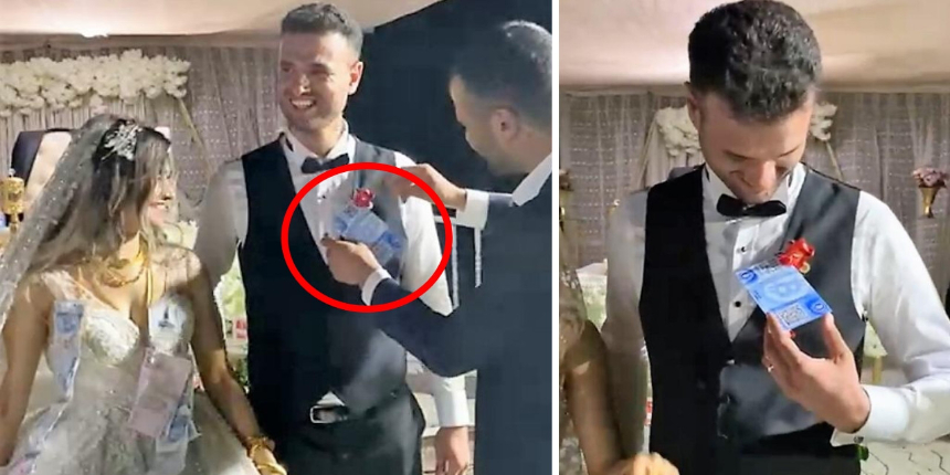 Sonunda bu da oldu! Düğünde damada takılan şoke etti!