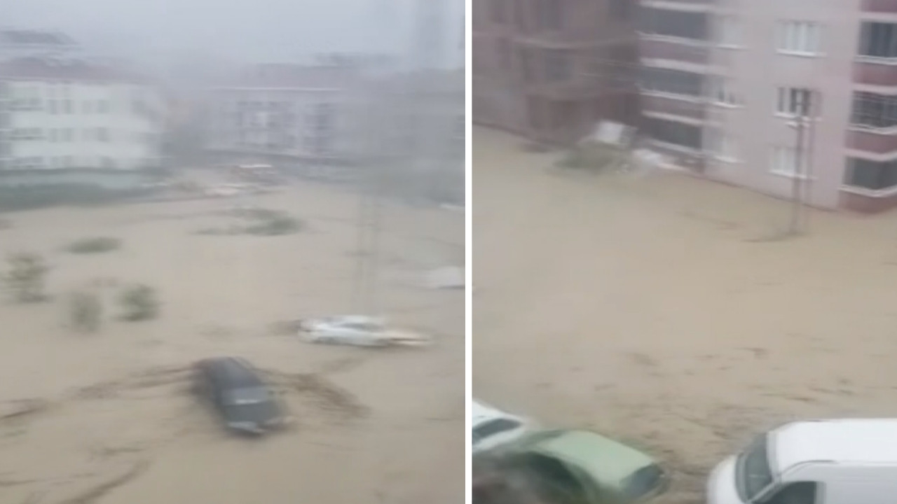 Bartın'dan sonra şimdi de Sinop: Ayancık'ta kuvvetli yağış sele neden oldu!