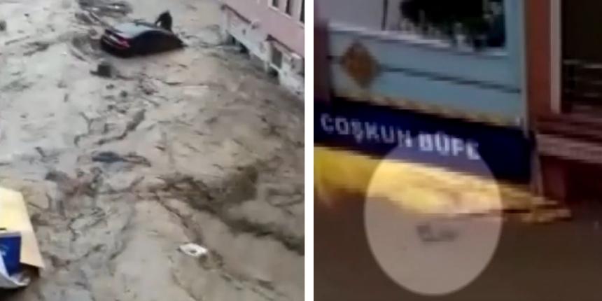 Kastamonu'da dehşet anları! Sele otomobilde yakalandı, hayata tutunmaya çalıştı