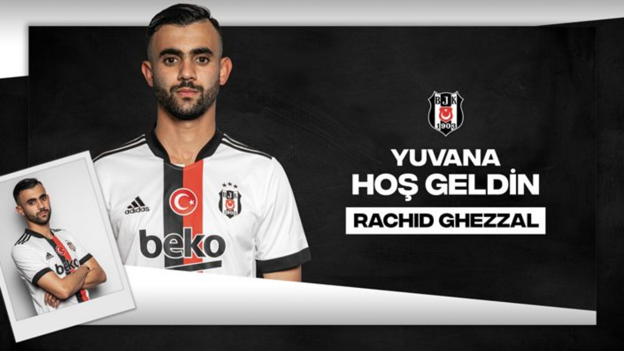 Rachid Ghezzal resmen Beşiktaş'ta... Siyah-Beyazlılar Ceyazirli yıldızı açıkladı