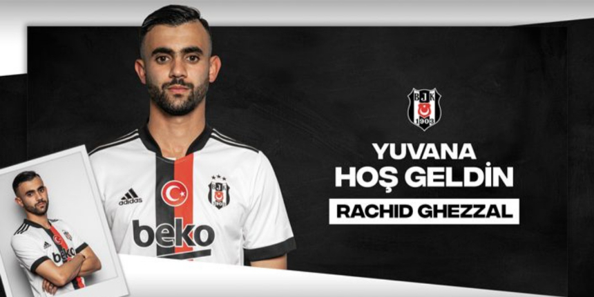 Rachid Ghezzal resmen Beşiktaş'ta... Siyah-Beyazlılar Ceyazirli yıldızı açıkladı