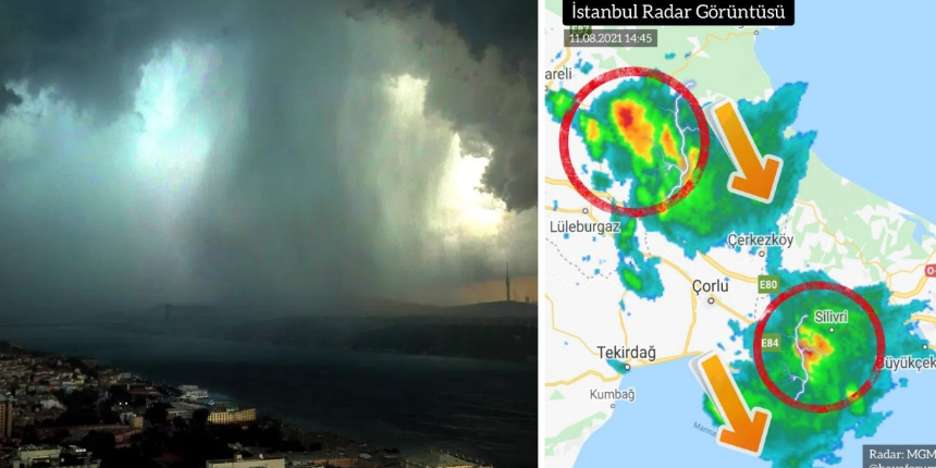 Meteoroloji son dakika kodu ile duyurdu: Süper hücre harekete geçti!