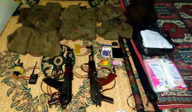 PKK'lı teröristler camiyi cephaneliğe dönüştürmüş...