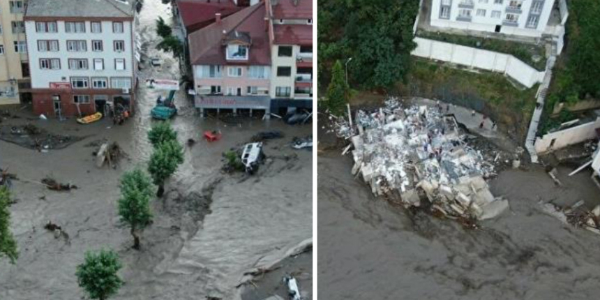 Bozkurt ilçesi resmen ikiye bölündü! Felaketin boyutu içler acısı...