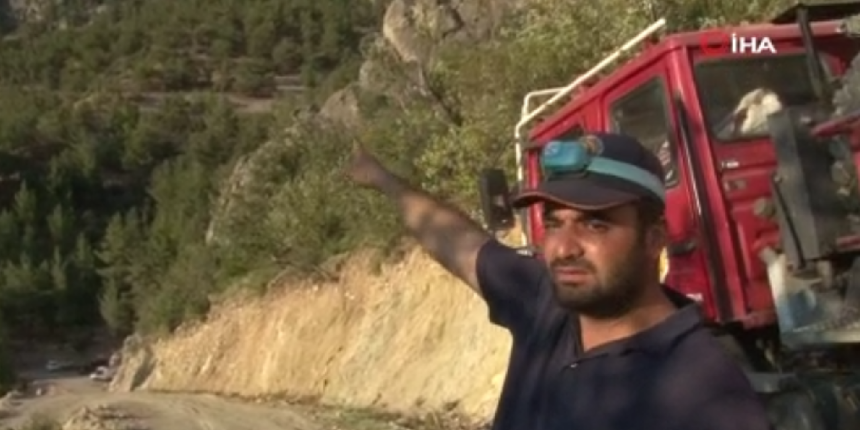 Kahramanmaraş'taki faciaya tanık oldular! Orman işçileri video çekerken uçak düştü