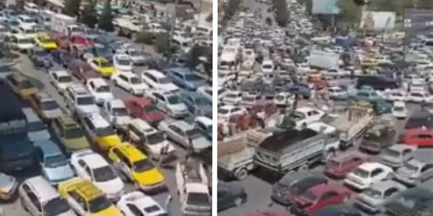 Taliban'dan büyük kaçış! Binlerce insan şehri terk etmek için sokaklara döküldü