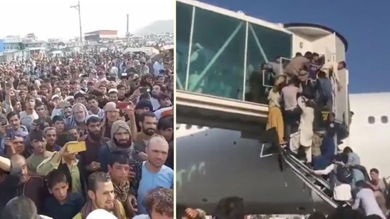 Kabil'de Taliban'a "Hoşgeldin" karşılaması