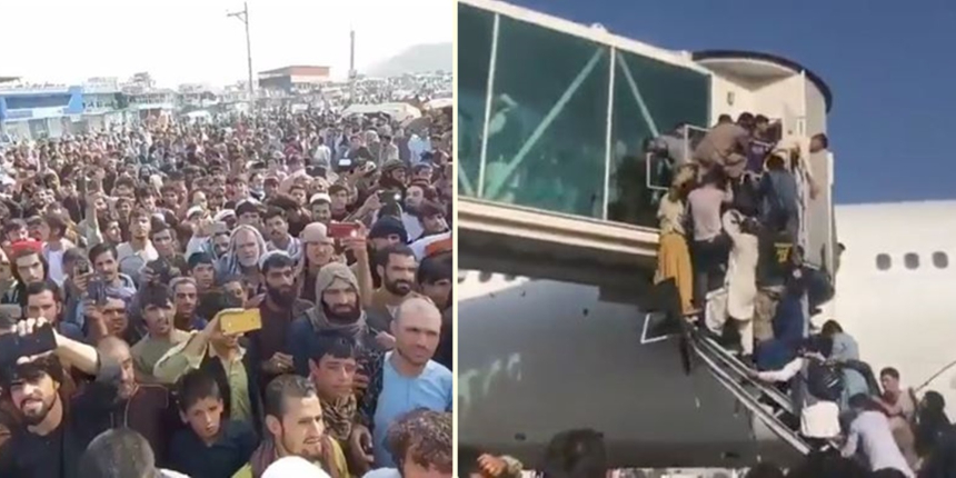 Kabil'de Taliban'a "Hoşgeldin" karşılaması