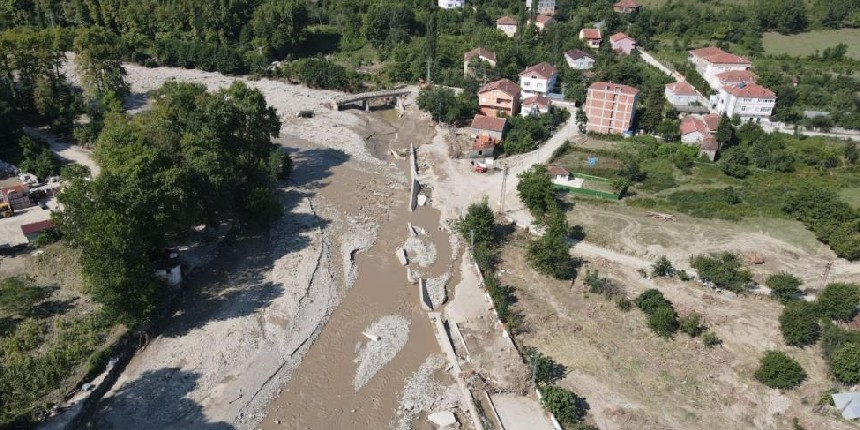 Türkeli'de sular çekilince felaketin boyutu ortaya çıktı