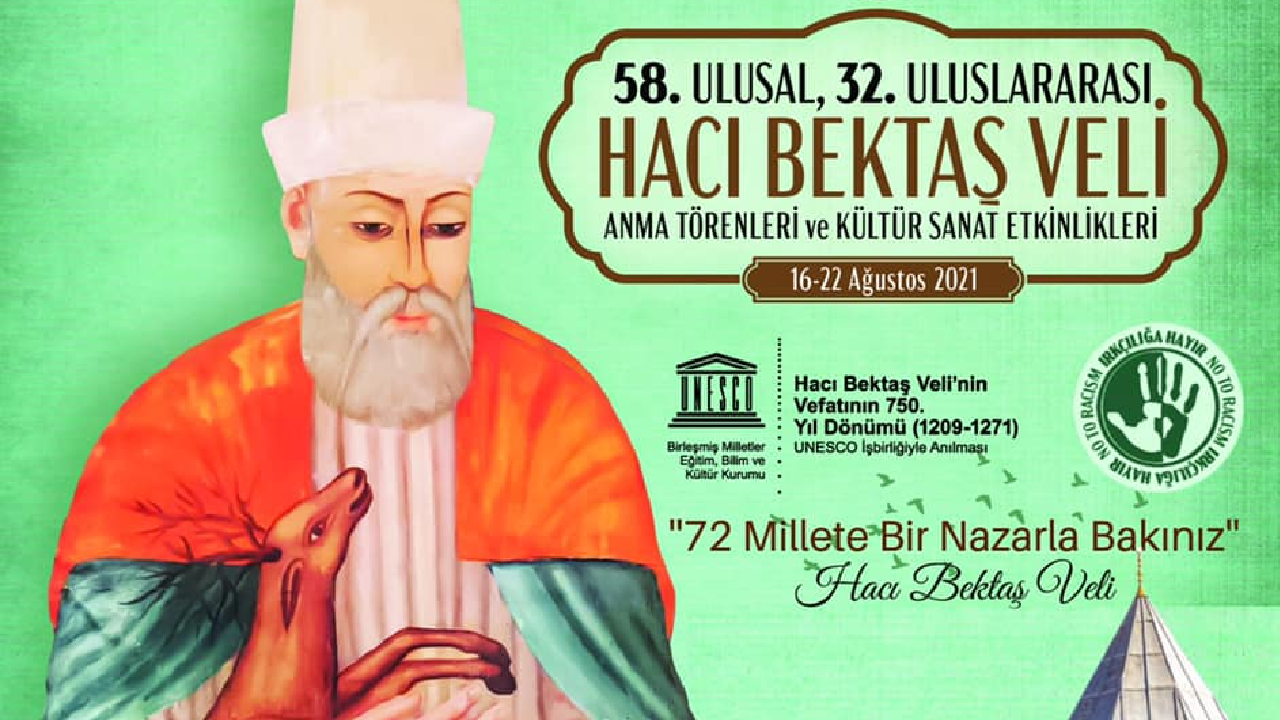 Hacı Bektaş Veli bir hafta sürecek etkinliklerle anılacak