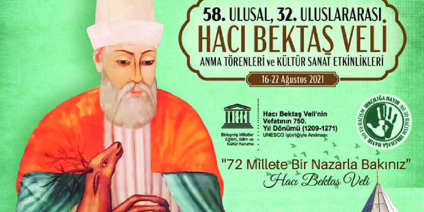 Hacı Bektaş Veli bir hafta sürecek etkinliklerle anılacak