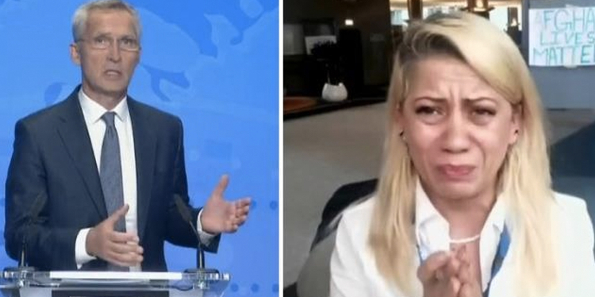 Afgan gazeteci NATO Genel Sekreteri'ne "Ne olur Taliban'ı tanımayın" şeklinde yalvardı